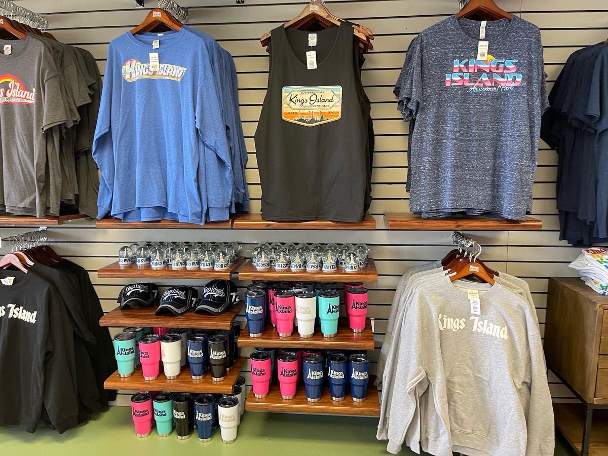 BuckeyeCoaster's tweet photo. #KI50th Anniversary Merchandise in the #KICollection Store located on International Street at @kingsislandpr! #KingsIsland #KI1972 #2022 #KIMerchandise https://t.co/bkePfbGNGQ