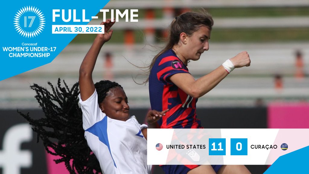 ⏰ Full-Time: 🇺🇸 🇨🇼

@uswnt gets a victory and punches through to the #CU17W quarterfinals.

#WeBelong