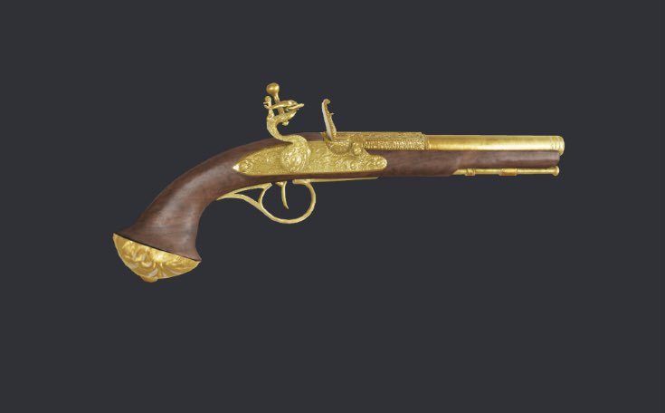 3dcreator_'s tweet photo. Flintlock is now minted 🔥 
Price:0.04 eth 💸
Now on sale at OpenSea!🚀 (link in bio) #nftcollector #nftcommunity #nft https://t.co/MdL1aP8lHl https://t.co/4FQPnsB2ca