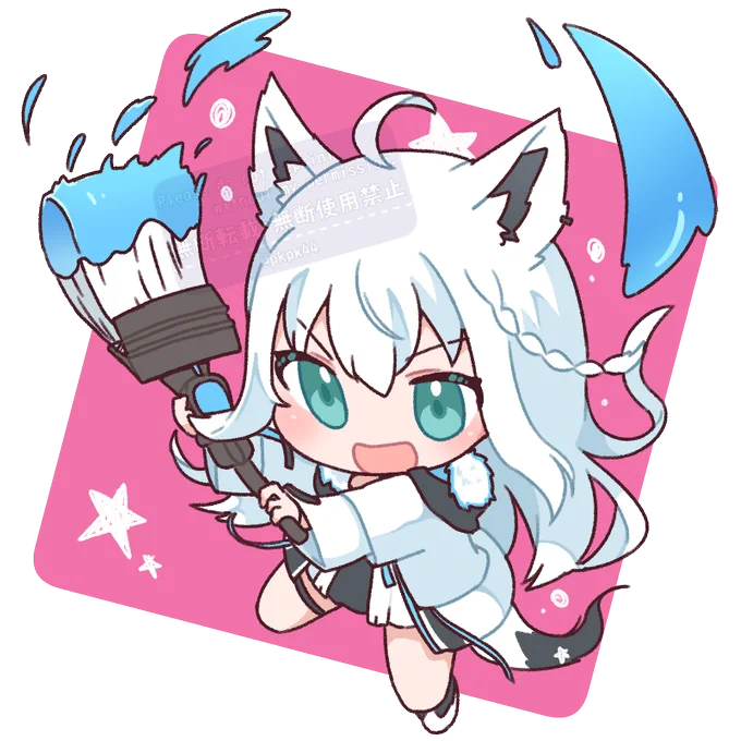 忍び寄るホクサイは怖い
#絵フブキ 