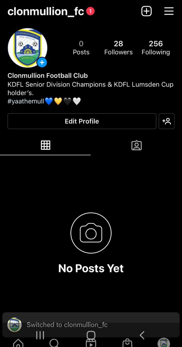 We've just set up an Instagram account as another way to keep our loyal fans and members updated on all the latest club news. Please give us a follow. #Yaathemull 💙💛🖤🤍
