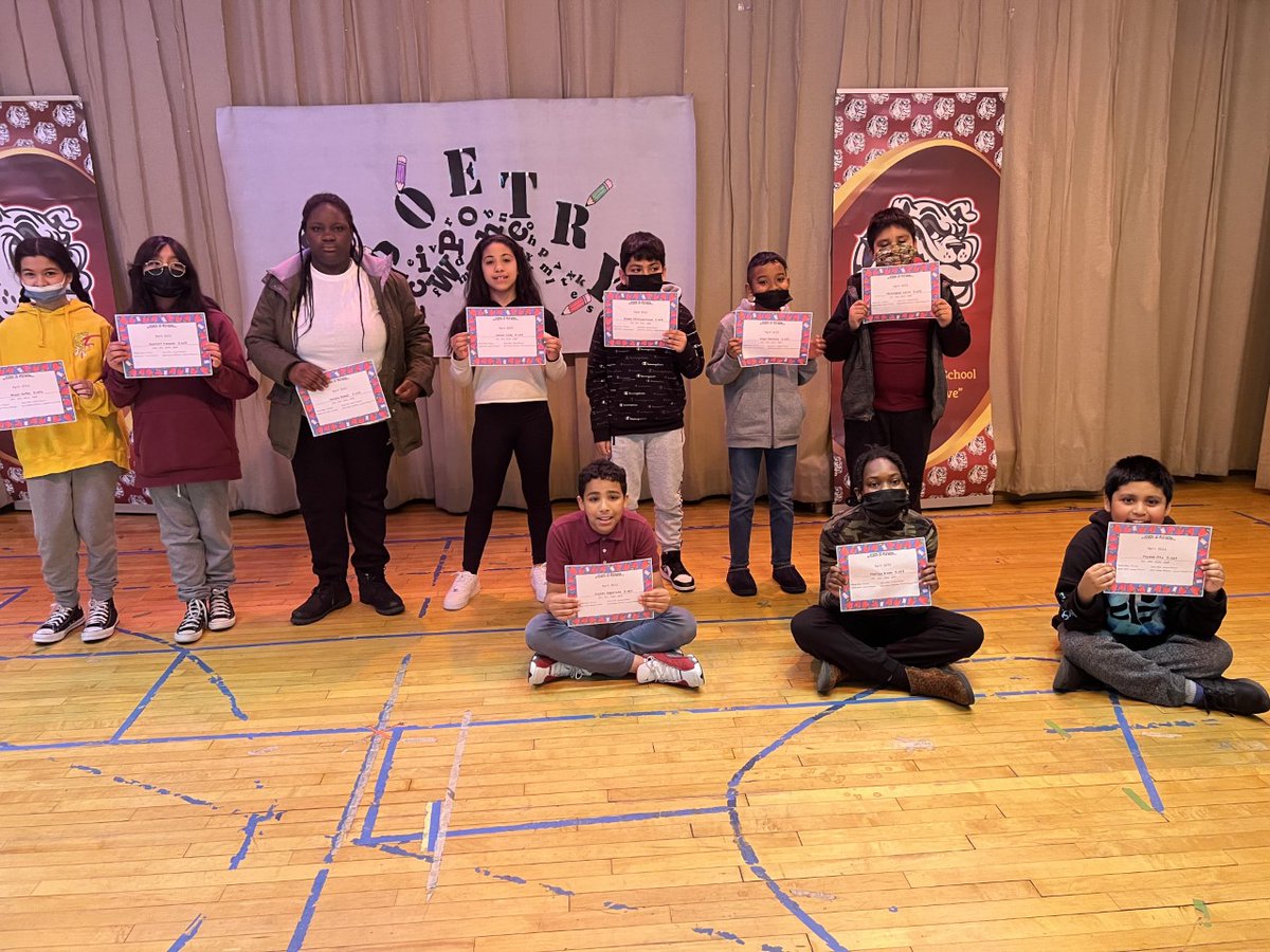 PS41GunHillRoad's tweet photo. FINALLY! OUR FIRST IN- PERSON ASSEMBLY! Performances from Ms. Jones's class, Mr. Grant, our wonderful teachers, and PBIS Awards were earned by many students! Congratulations! #livelovelightlearn #Steps2Success @cristinevaughan @District11BX @BxSuptTobia https://t.co/Yejl0zo0c8