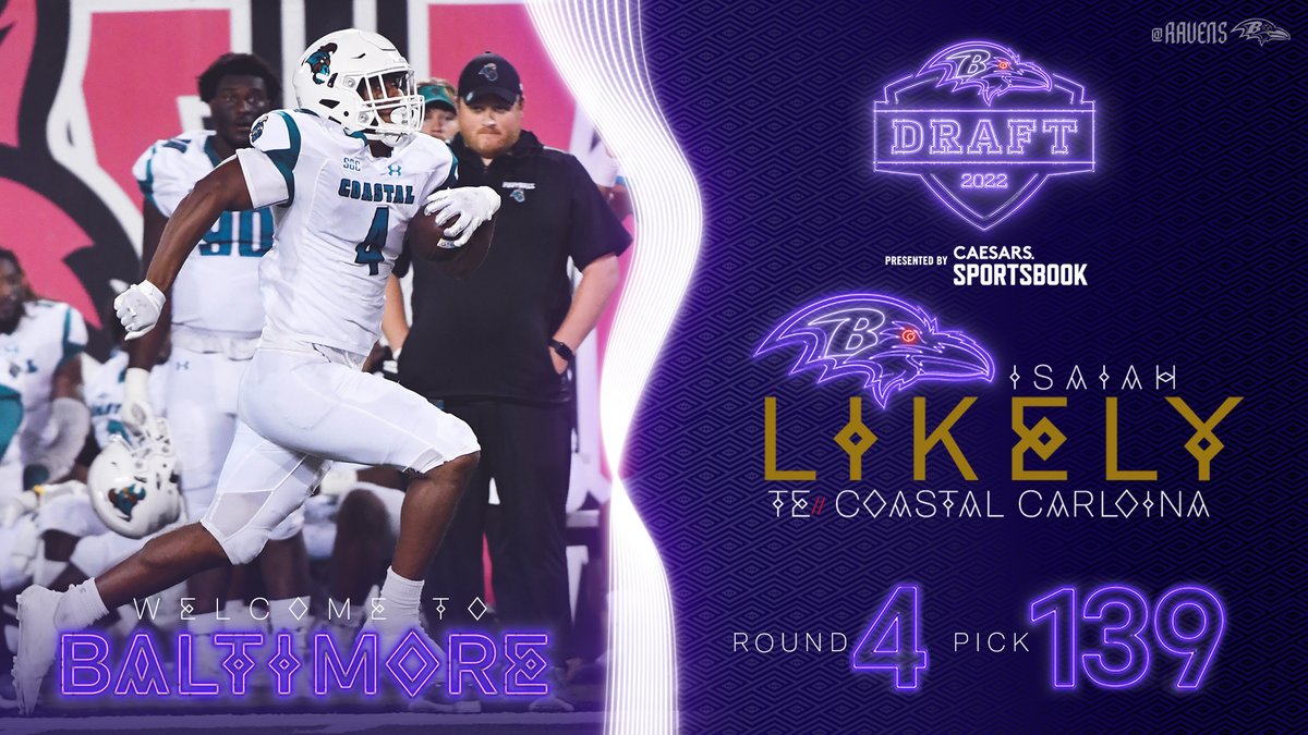 Not just Likely, he's a Raven 😏

Welcome to Baltimore, <a href="/DaGorilla4/">Isaiah Likely</a> ❗️