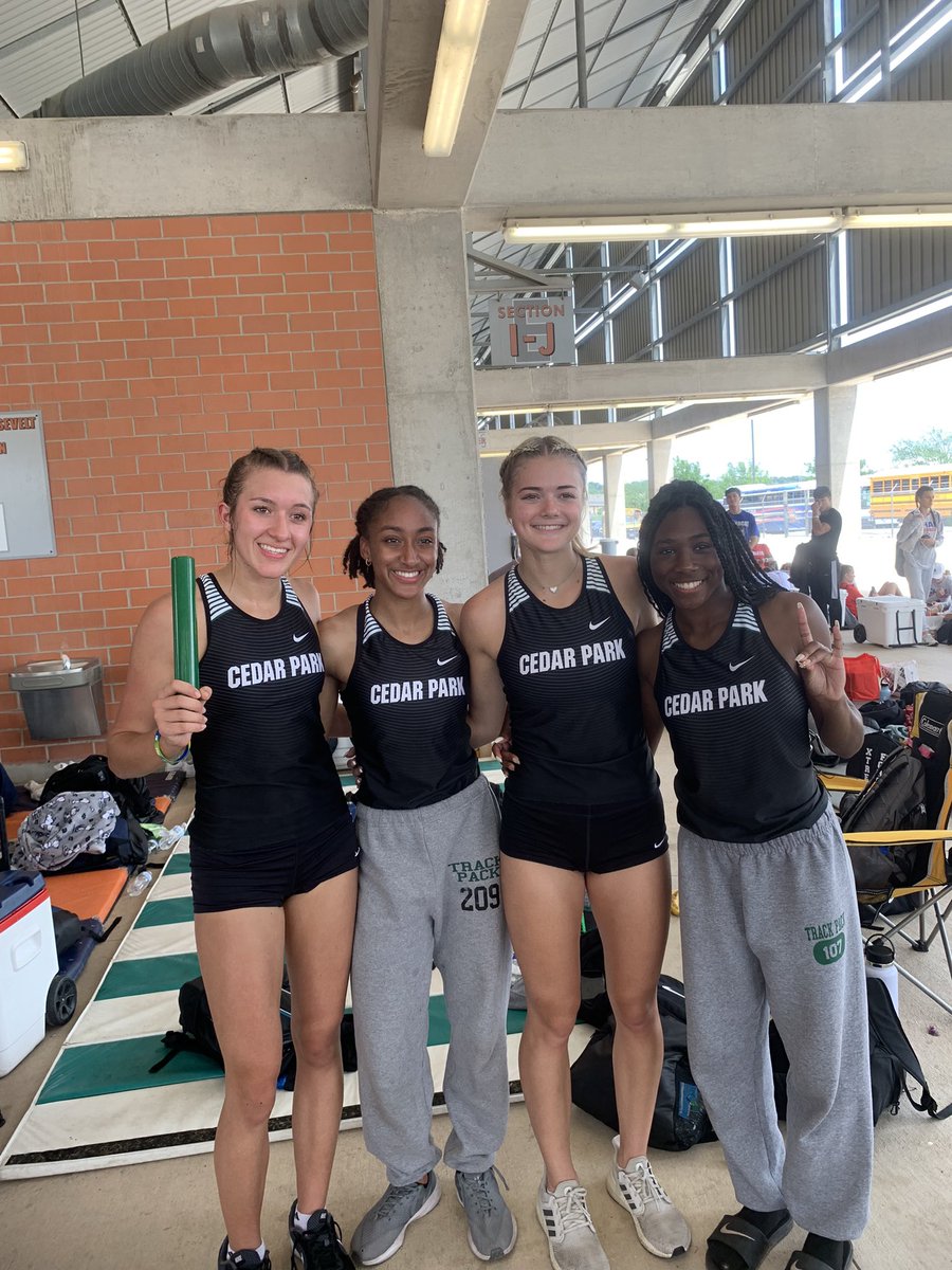 4x100m Relay stuns with a 1st place finish. On to State 💪🏻