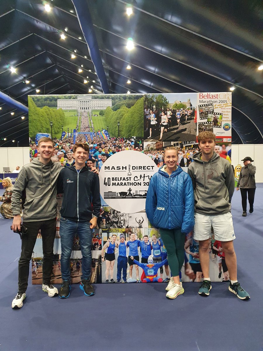 purerunningshop's tweet image. That's a wrap! Our crew @JenksCammy @conalm109 @runPiaras2000  Alice @hoka had a great day chatting to and helping runners at @TitanicQuarter #belfastmarathon expo.
Best wishes to everyone for tomorrow #showtime #startingline