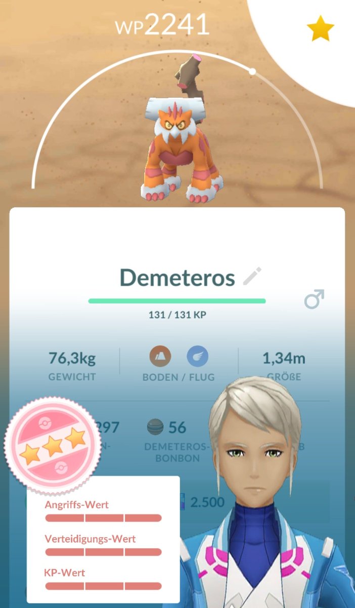 Sircojones_PoGO's tweet photo. Yey #hundo
#PokemonGO #LandorusRaid https://t.co/jjPAyqPPu2