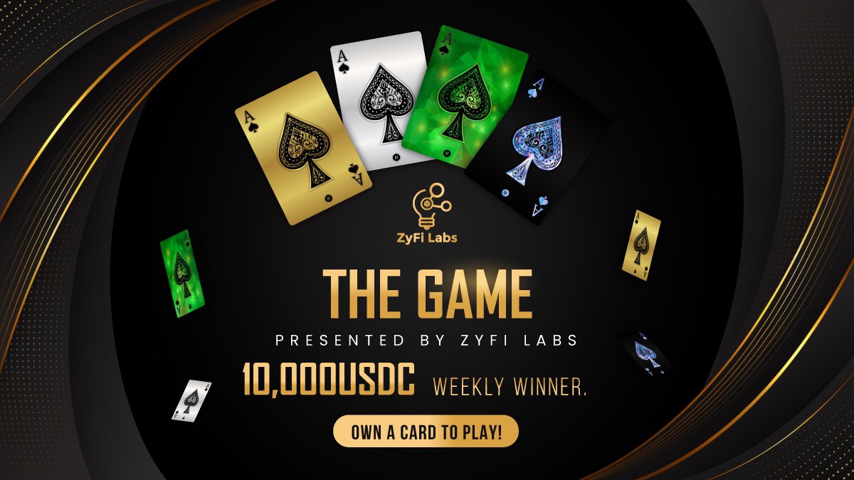 🚨Giveaway🚨
Five (5) winners will get $100 of ETH! 

Rules:
✅Follow <a href="/ZyFiLabs/">ZyFi Labs</a>
✅RT
✅Tag a friend below

Winners selected Sunday!