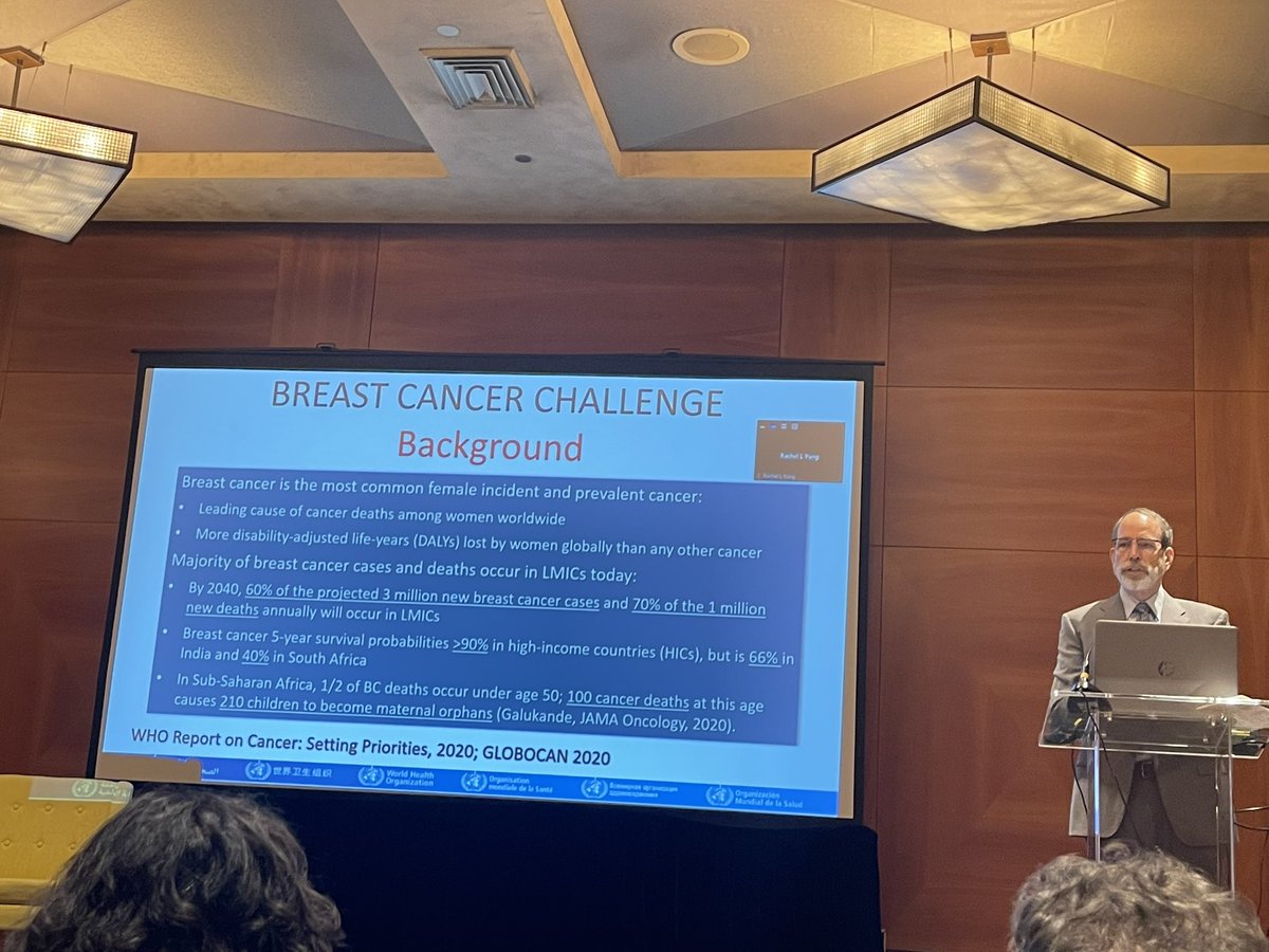 H. Jack West, MD, FASCO (@jackwestmd) on Twitter photo Dr. Ben Anderson explaining the <a href="/WHO/">World Health Organization (WHO)</a> Global #BreastCancer Initiative at #SCHD. Terrific introduction to a #GlobalOncology program. Dr. Ben Anderson explaining the <a href="/WHO/">World Health Organization (WHO)</a> Global #BreastCancer Initiative at #SCHD. Terrific introduction to a #GlobalOncology program.