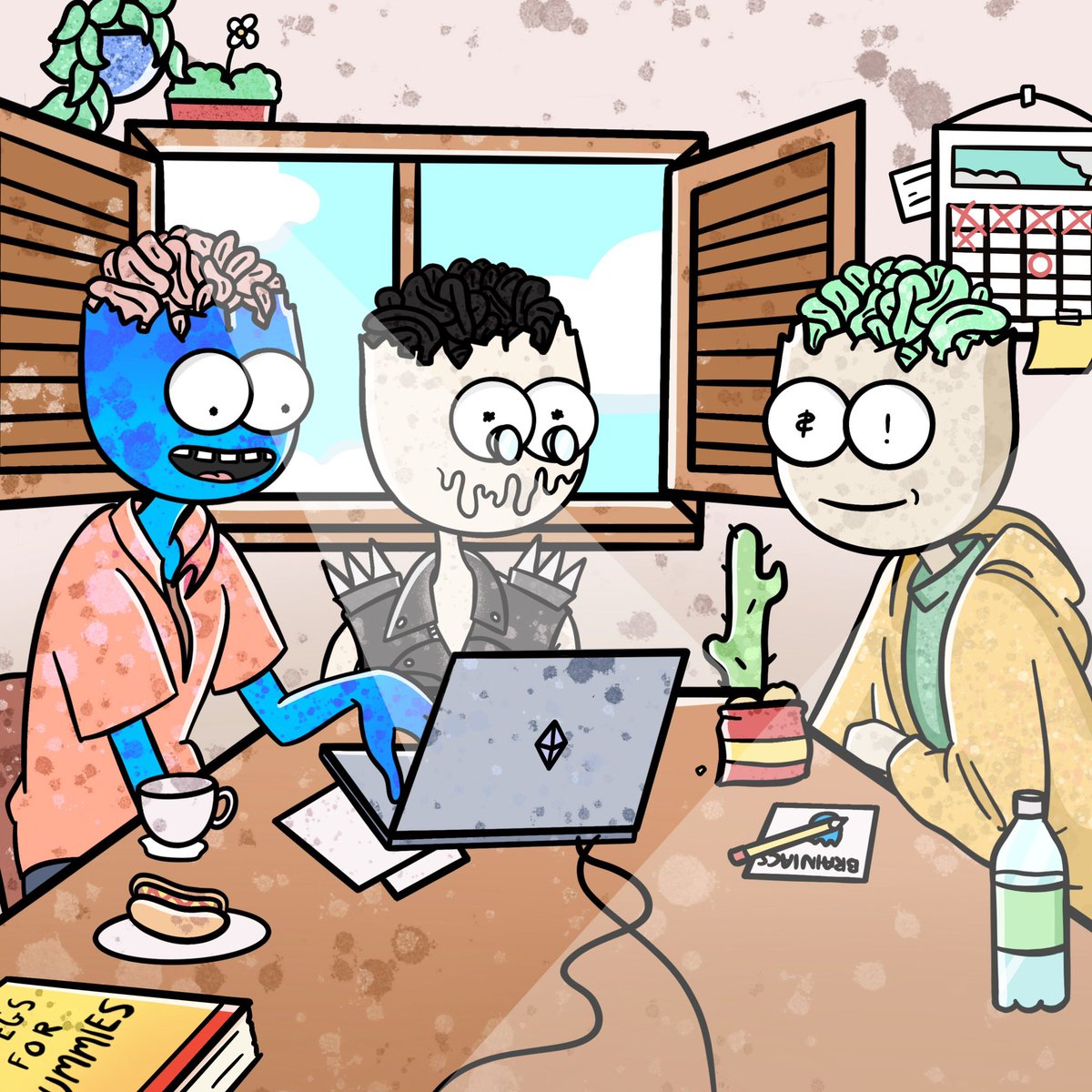 The Brainiacs Mint is NOW PUBLIC! LIKE + RT + TAG 3 FRENS for a chance to win a Brainiac #NFT! 
♥️ Mint Here: brainiacnfts.com