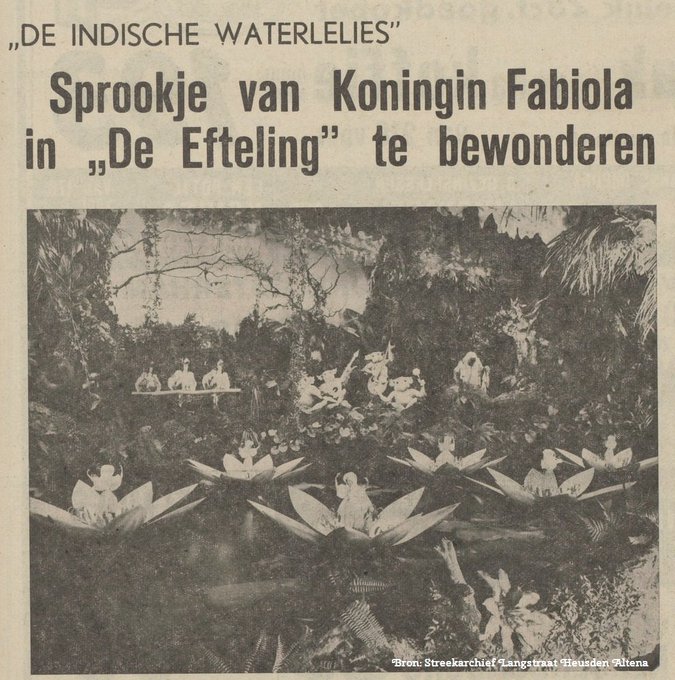 Vandaag in 1966 stond deze foto in de Echo van het Zuiden van een gloednieuw sprookje.