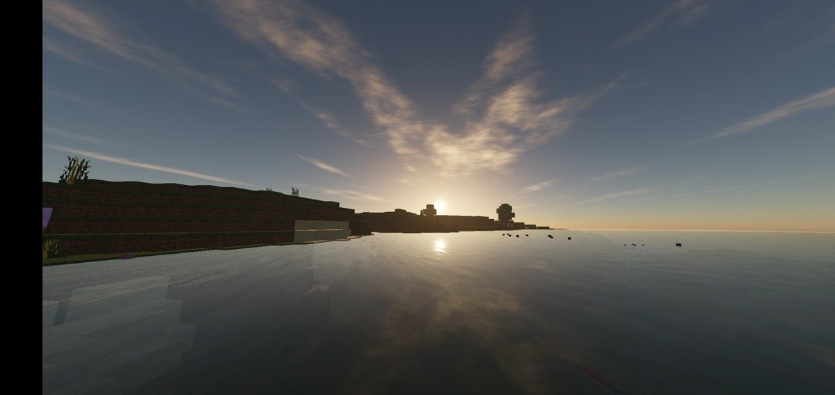 BrightMc1124's tweet image. @sxc267 Hey Guys This Amazing Shader 😀😀 @LAZZA_MCPE @TuberCraven #MCPE #mcpeshaders (forgot name doe)