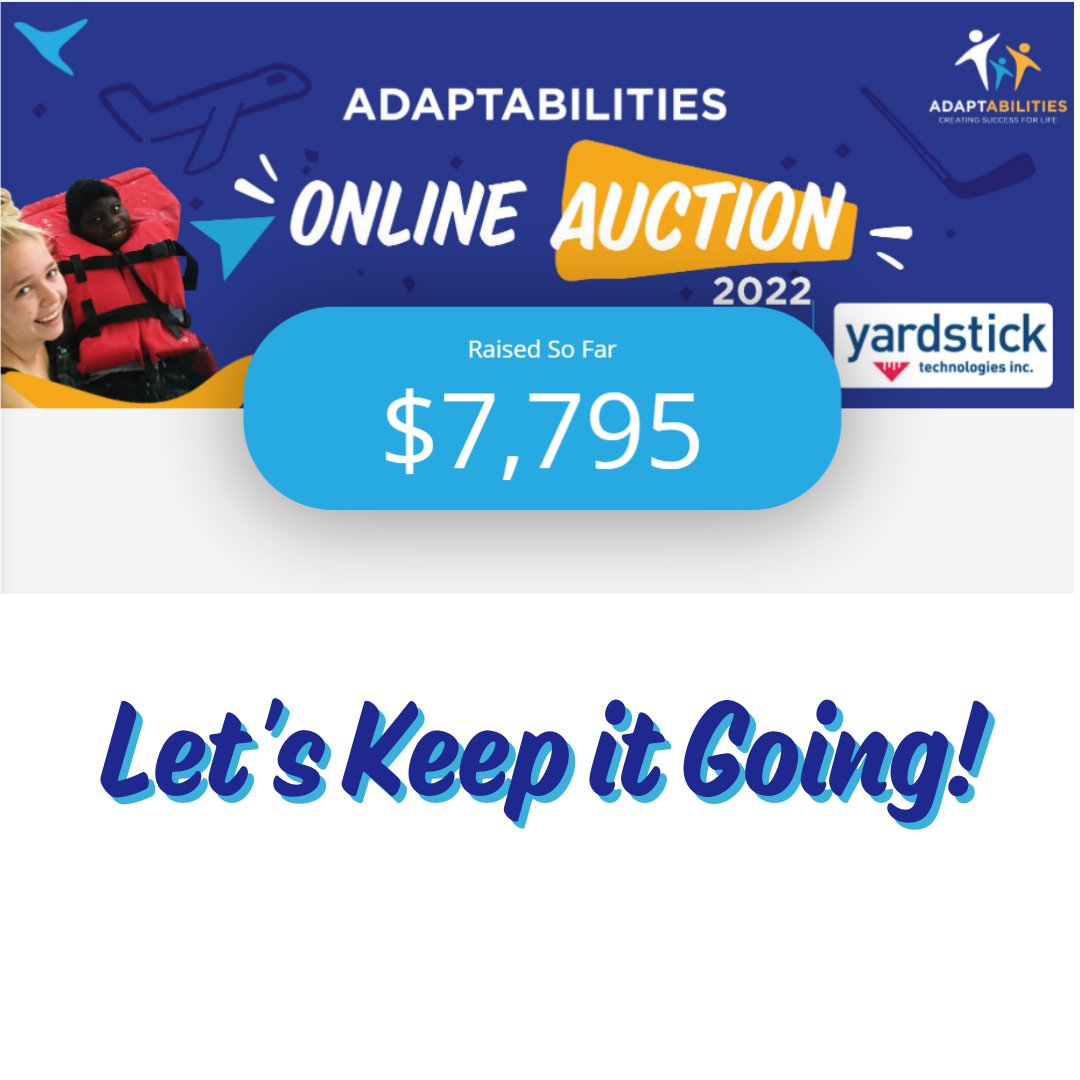 AdaptAbilities's tweet photo. Our Silent Auction closes tomorrow night. Place your bid while it is still open! #NonProfits #Fundraising #AdaptAbilities https://t.co/3JV4mw2K4J