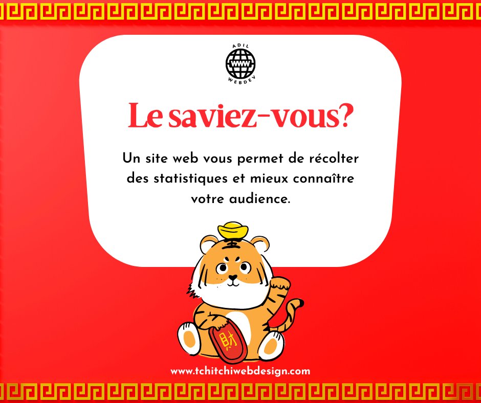 AdilWebdev's tweet image. Le saviez-vous? 💡
Un site web vous permet de récolter des statistiques et mieux connaître votre audience.

#siteweb #siteinternet #wordpressdevelopper #developpeurwordpress #webdesigner #designerweb #wordpress #freelance #freelancer #freelancing