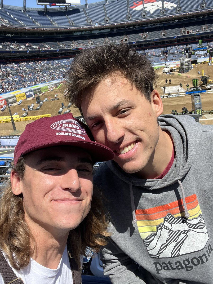 Wouldn’t want to be here with anyone else!!!  #SupercrossLIVE #dropthegate #supercross2022