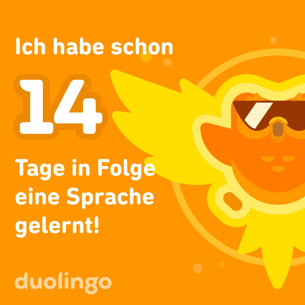 Lerne kostenlos eine Sprache mit mir! Duolingo macht Spaß und ist wissenschaftlich fundiert. Hier ist mein Einladungslink: invite.duolingo.com/BDHTZTB5CWWKTF…