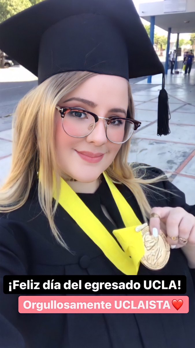 ¡Feliz día del egresado UCLA!
Demasiado orgullosa de mi Alma mater.
¿Cuantos Uclaistas me siguen por aquí?