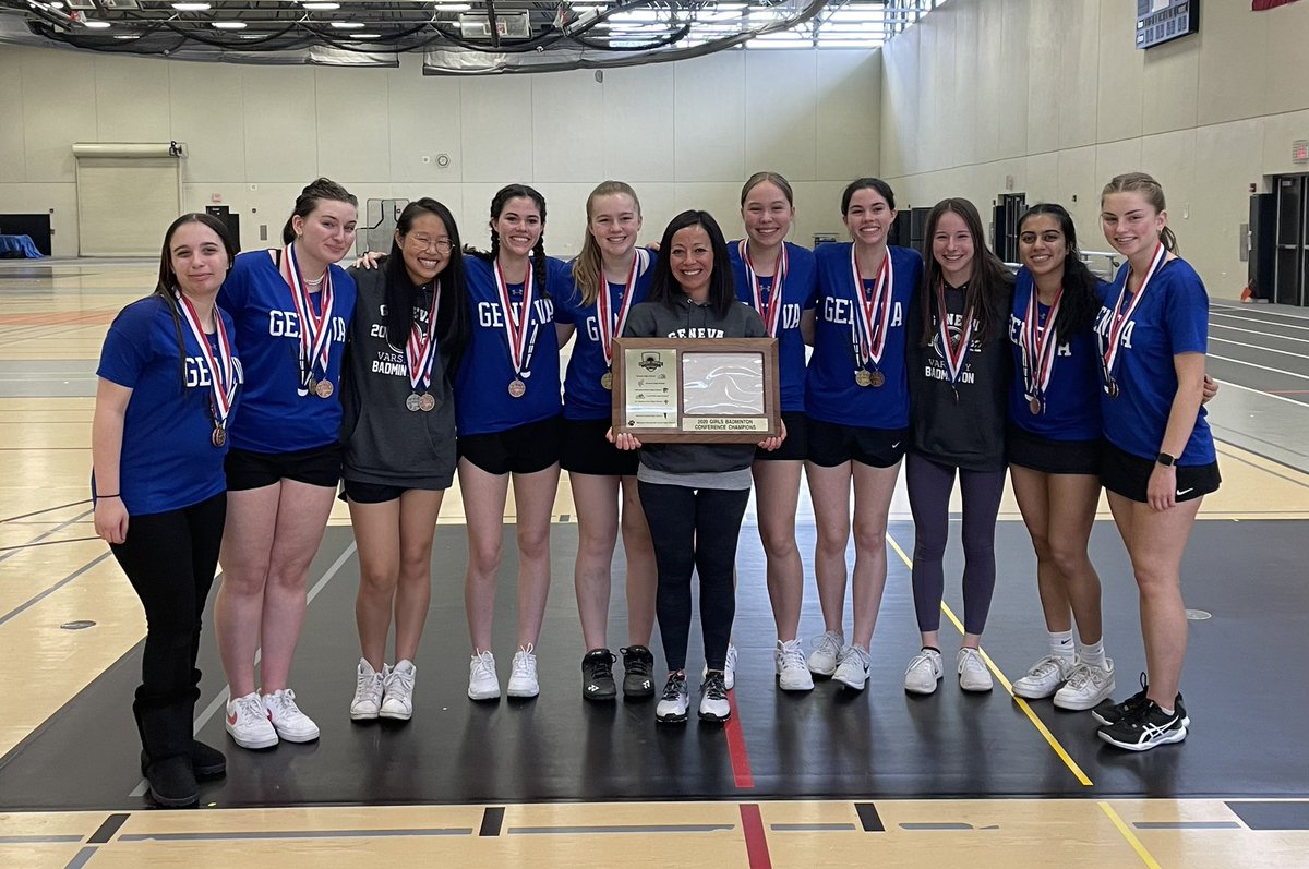 badminton_ghs's tweet photo. Varsity Badminton- DuKane Conference Tournament Champions!!! #shred @GHS_ILathletics @GHS_Geneva https://t.co/8a4jc67EPP
