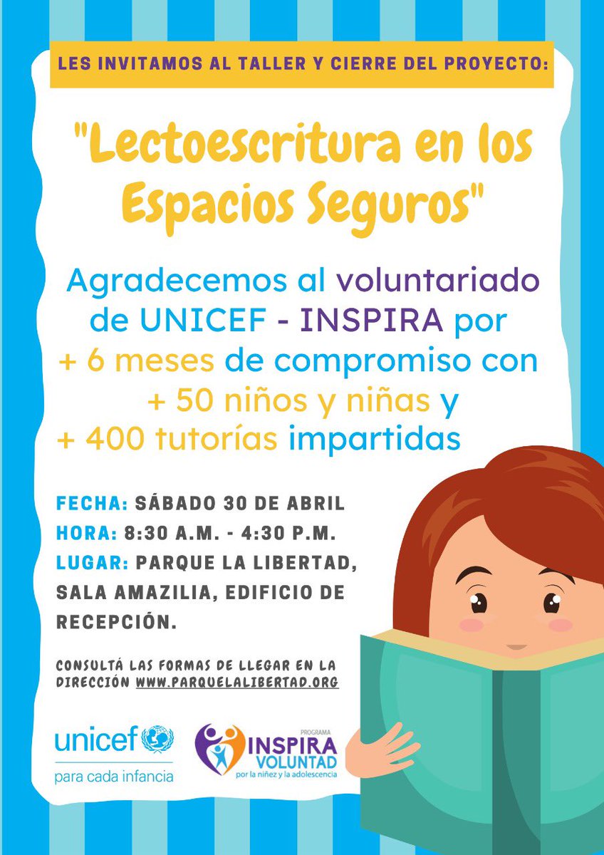 PatPortelaSouza's tweet image. Muchísimas gracias a las personas voluntarias que apoyan a los niños y niñas directamente para que nadie se quede atrás.

¡Ustedes son una verdadera inspiración para nosotros y nosotras!

#ProgramaInspira #Voluntariado #ODS #SDG 
@UNICEFCostaRica @PANI_CR
