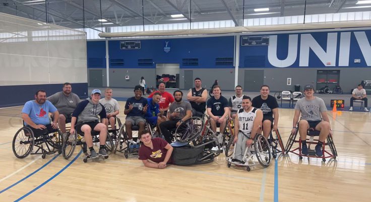 FillippSAU's tweet photo. Great job today by our men! 

Adaptive Sports Showcase was a phenomenal event https://t.co/yCtdV5EI00