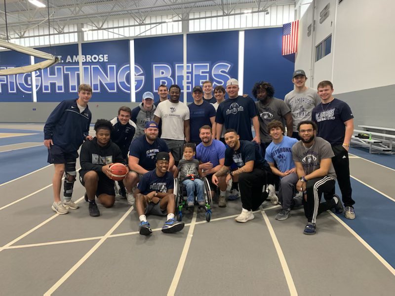 Great job today by our men! 

Adaptive Sports Showcase was a phenomenal event