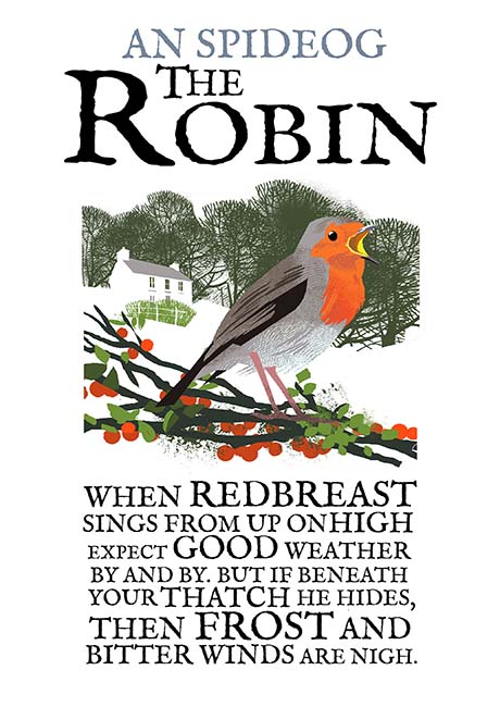 Irelandposters's tweet photo. There are countless folk-tales associated with the #Robin His song is also associated with good spring weather and if he’s out and about, dry weather is predicted! #birdsofireland #birds #birdsofinstagram #birdwatching https://t.co/l0hdGoQpbW