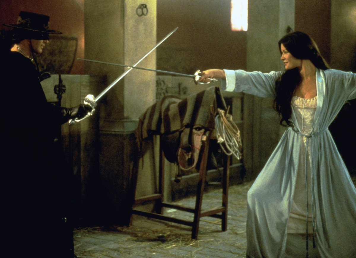 Antonio Banderas and Catherine Zeta Jones in The Mask of Zorro
