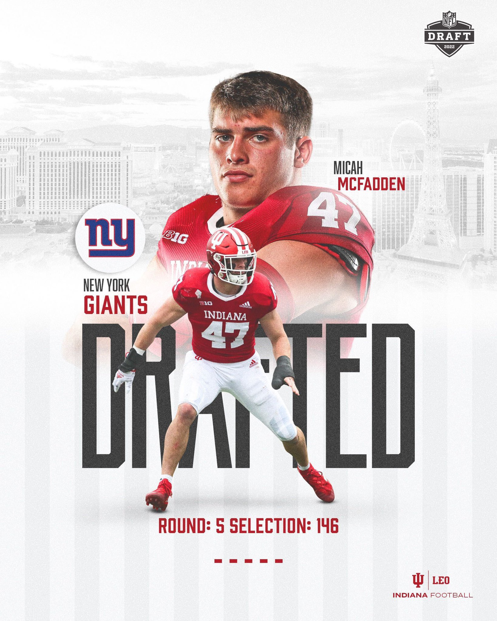 Indiana Football on X: The pick is in! Micah McFadden is off to the  @Giants. #ProIU