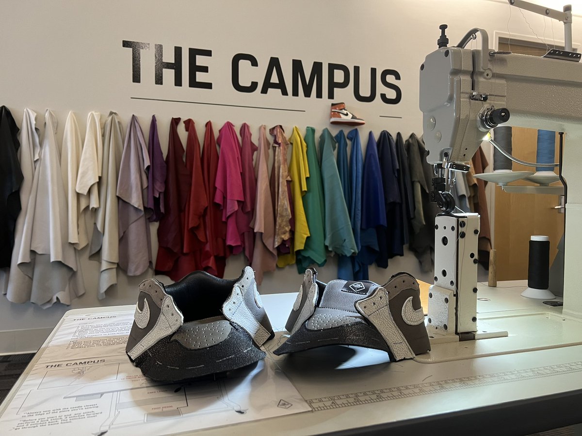 Day 3 at the <a href="/roor_io/">ROOR.io</a> x The Campus #Oakland and this is getting some form #Sneakers #productivity #productdesign #process #handmade
