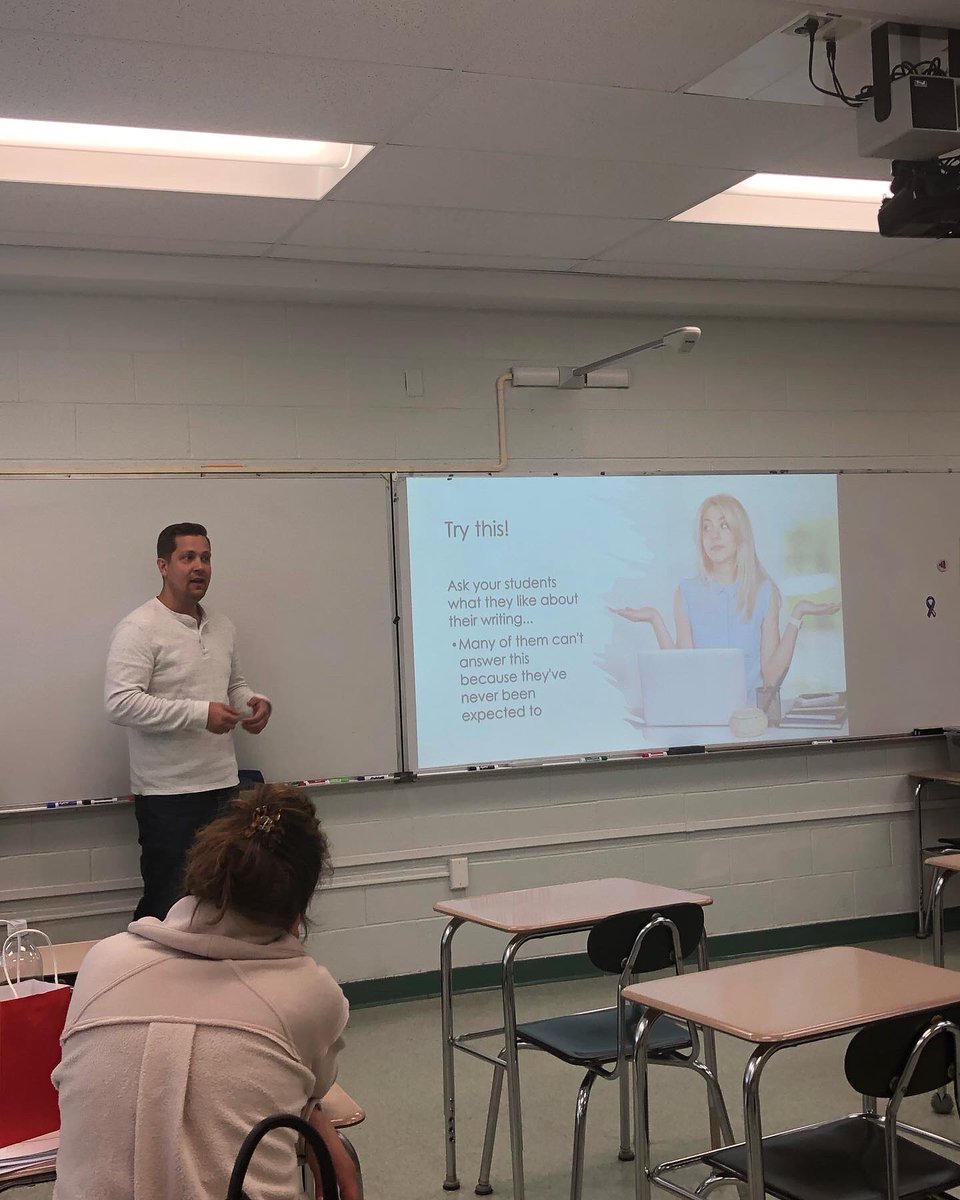 Randolph_EA's tweet photo. A big shout out to educators Angie Stierch, Eric Elberty, and Bree Valvano who presented at today’s NJCTE Spring Conference. https://t.co/Mze4uKJUDZ