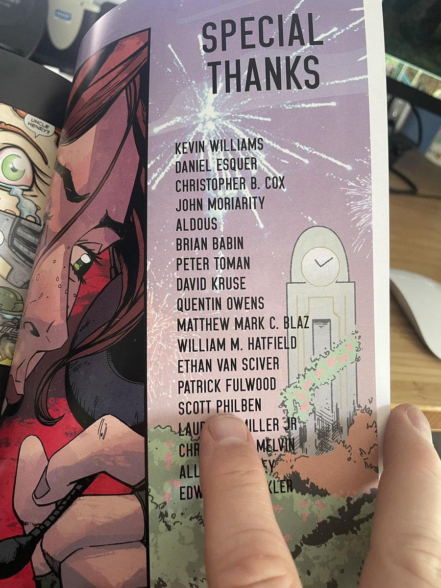 sphilben's tweet photo. @eric_weathers Hey! That’s me! Great book!! No pressure but where’s No. 2? Can’t wait to see the rest of the cast. Keep up the good work https://t.co/VkTTehIYfI