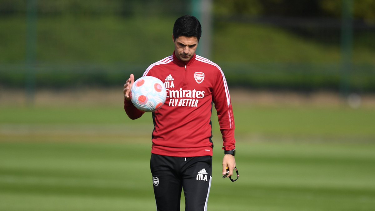 Arsenal's tweet image. ❤️ The boss
❤️ Bukayo 

🔜 #WHUARS