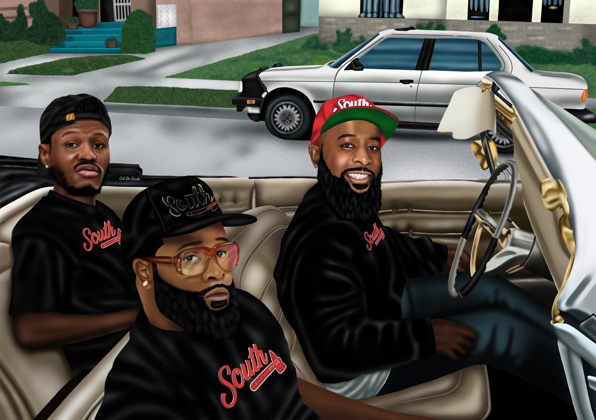CedDaVinchi's tweet photo. @85SouthShow N the Hood 
Art by me 🖼
Follow me on Ig: ced.davinchi @KarlousM @chicoBean @DCYOUNGFLY #85southshow #quittouchingshit #85south #BLACKARTIST https://t.co/yRAgwDfH5K