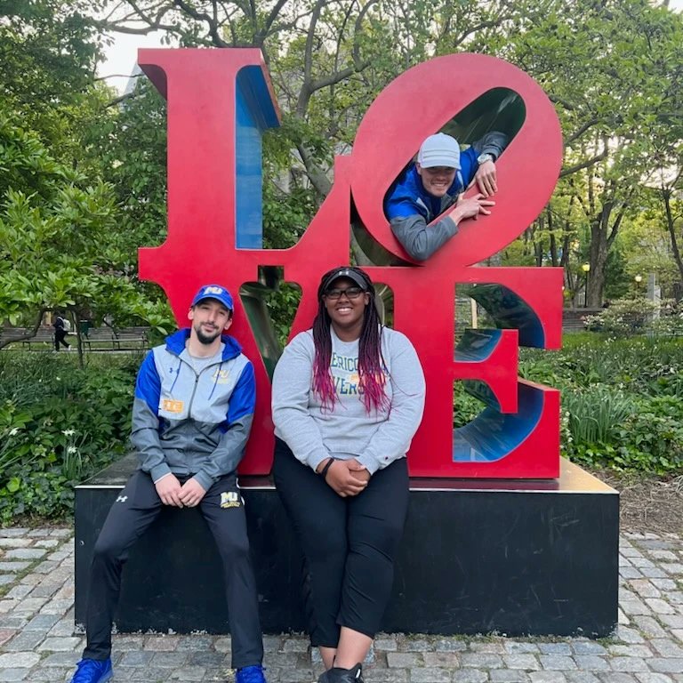 We had a LOVE-ly time at <a href="/pennrelays/">Penn Relays</a> with this great group of athletes!!

Sorry that you missed the pic Tessa!

#MUTF #RollCougs #pennrelays