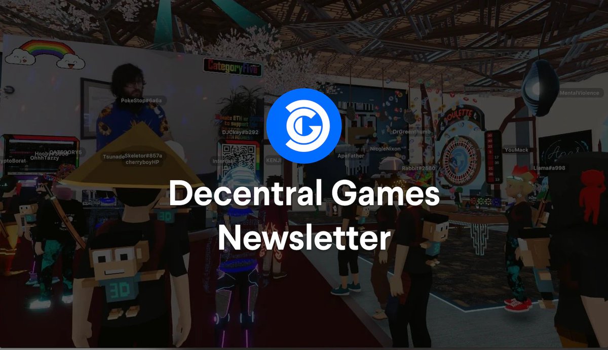 0xMiles's tweet photo. Another productive week for @DecentralGames. Newsletter #67. 🧵

- Assigned Seating V2 is Live!
- Welcome @matthewbarby as CMO!
- @kucoincom Listing
- @BitMartExchange Listing
- @MessariCrypto Report
- @tokenterminal
- @mutant_cartel Mint
- Dev Focus
- Treasury
- Governance https://t.co/uiNWCaaaon