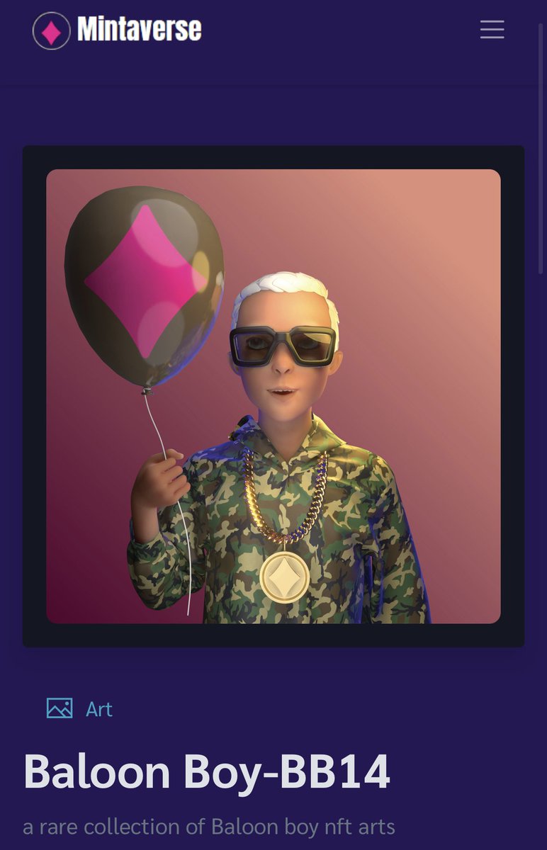 mintaverze's tweet photo. Doing something special for my community… 

I am giving away 5 BaloonBoy Nft 

To Enter 
- Follow @mintaverze
- ♥️ and 🔁
- Tag friends 

Winner announced in 48hours! 🎁

Good Luck! 🍀

#NFTCommunity #NFTGiveaway #nfthype #FreeNFTs #NFTGiveaways #NFTartist #FreeNFT #NFT #NFTdrop https://t.co/QiY1GpjuO0