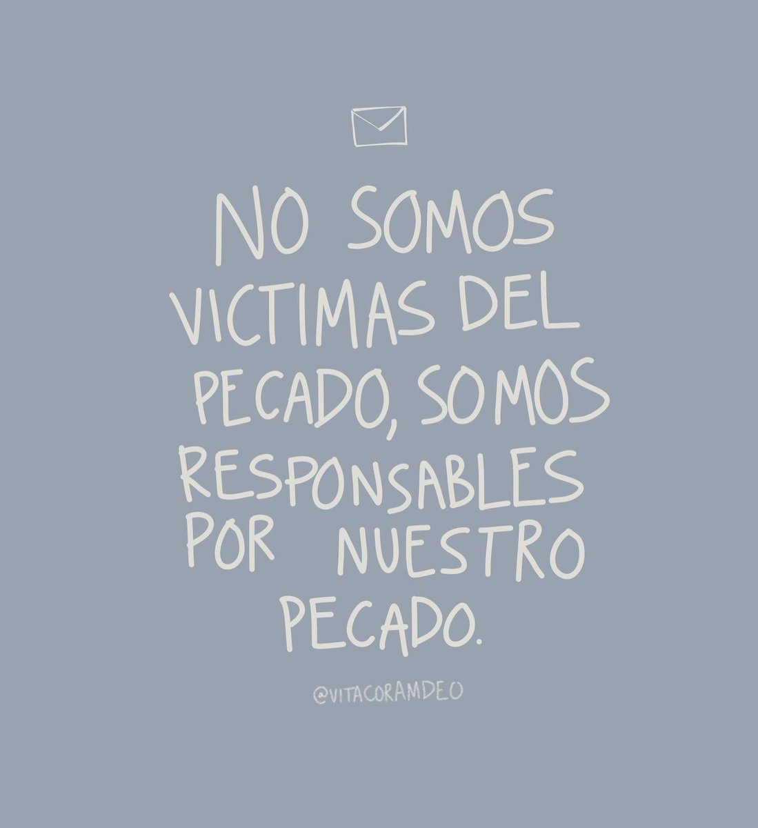 vitacoramdeo's tweet image. Muchas veces podemos ver a las personas de nuestro alrededor, la presión, los amigos, nuestros miedos, nuestras circunstancias como las causas de nuestro pecar. Pero para ser claros, ante un Dios Santo, ninguna excusa es suficiente o aprobada.