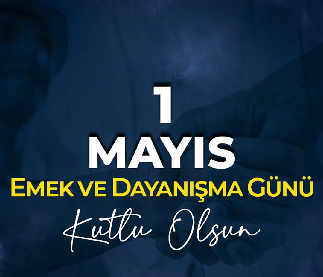 Emeğin,emektarın,alın terinin
dayanışma ve yardımlaşmanın 
günü olan,

1 Mayıs Emek ve Dayanışma günü
Kutlu olsun......

#1MAYIS