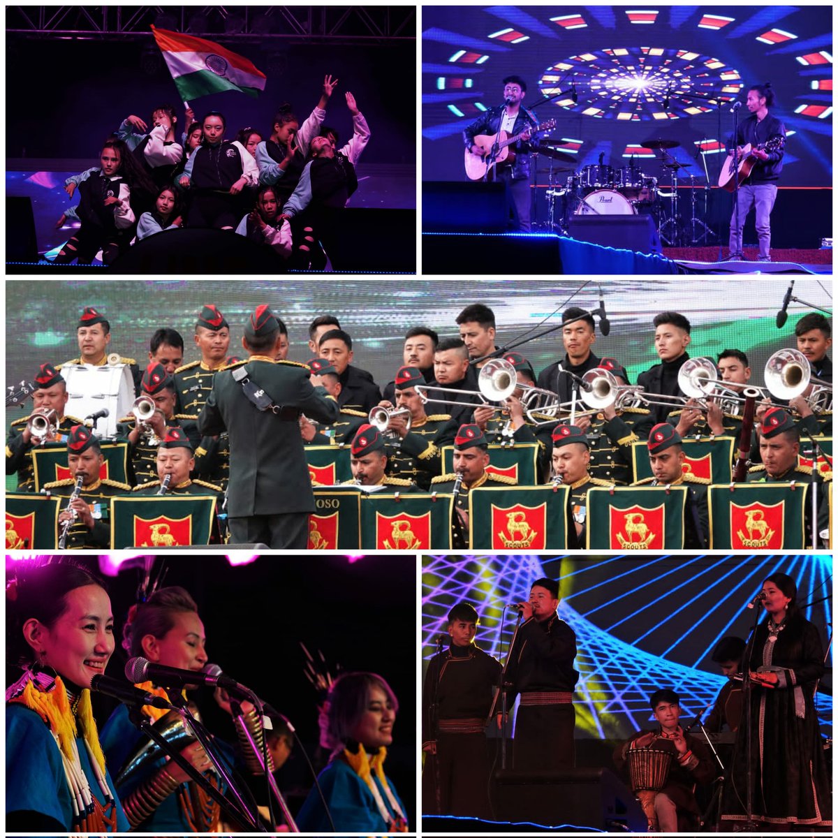 LAHDC_LEH's tweet photo. The festival had colorful performances from local & non-local musical bands of @RolyangsB @TetseoSisters @iamfaisalashoor #Parashara @ArtofMotionLeh & Army #Fusion Ladakh Scouts on the first day.
@LIMF2022 @tashi_gyalson @jtnladakh @Angchuk5 @DC_Leh_Official @firefurycorps https://t.co/A1lHrkAt6h