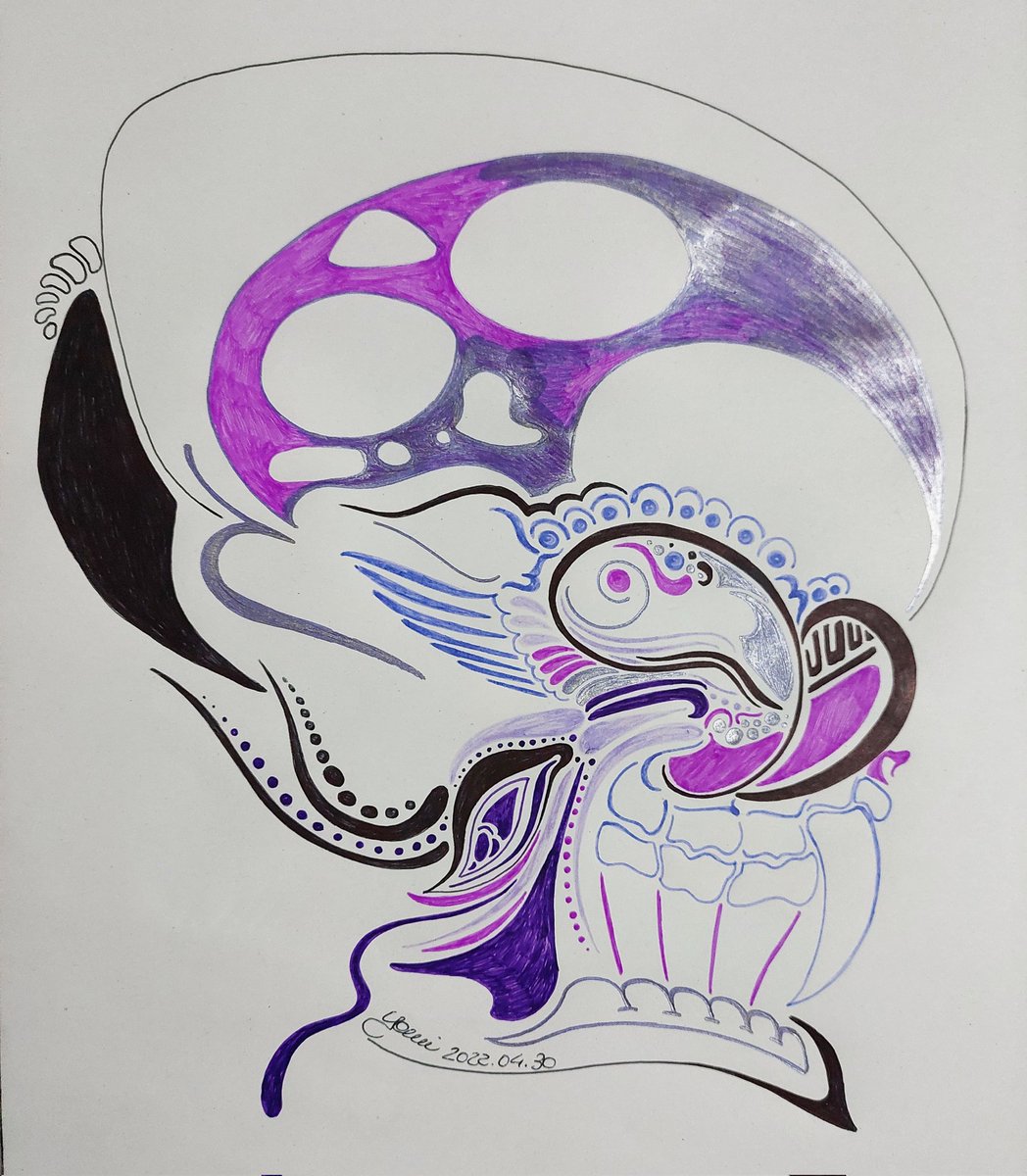 JunhoThePenguin's tweet photo. @FinleyMama this may happen when you star drawing while listening to "Ready to ride" by Kang Daniel ๐
๐ง๐ถ๐ต
#drawing by #yami #abstract #pen #ink #alidn #helmet #ํฌ๋ฉง #์ธ๊ณ์ธ
#disegno #๊ทธ๋ฆผ #๊ทธ๋ฆฌ๋ค #drawingsofinstagram https://t.co/Zp2DuvXtNw