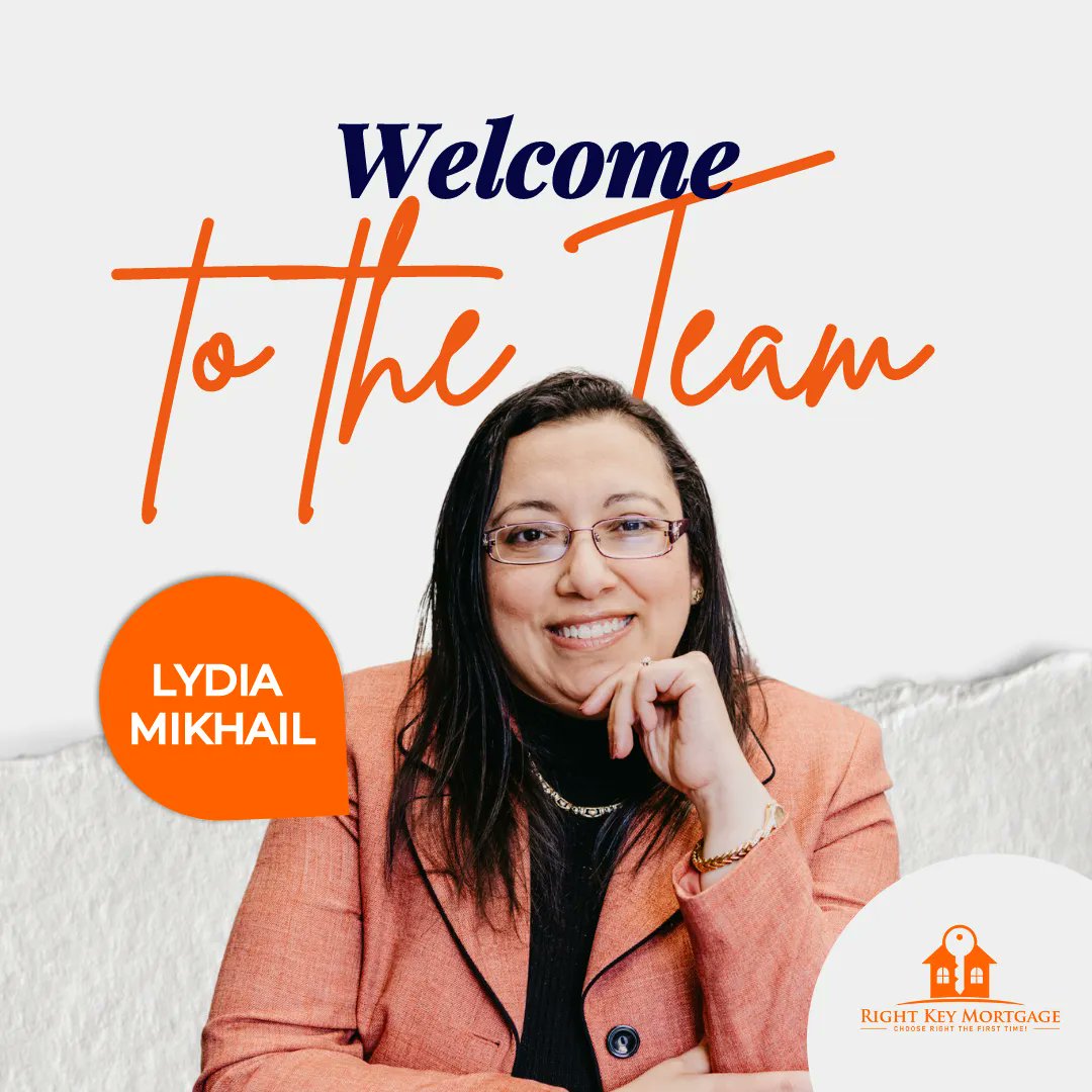 We would like to welcome Lydia Mikhail to our Right Key Mortgage team! Our new loan officer is originally from Egypt and she speaks Arabic fluently! We're thrilled to have her on board!

.
.
#WelcometotheTeam #GoRightKey #RightKeyMortgage #AnotherOne #growingteam