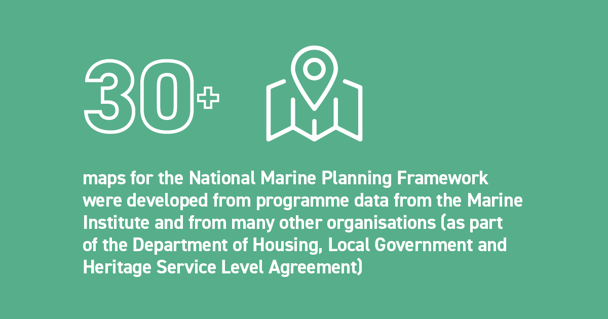 MarineInst's tweet photo. 📘Year in Review 2021 👏
In 2021, there were 30+ maps for the National Marine Planning Framework developed from programme data from us and other organisations.
For more on this and other information, click 👉 https://t.co/d6laljBMzN
#MarineInstitute #Marine #Data #NMPF https://t.co/Bv6UZ3WhlX