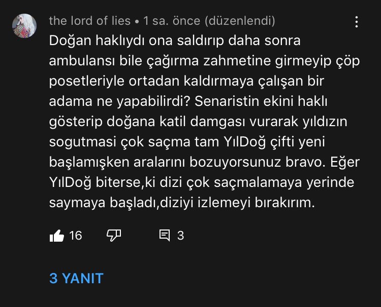 Doğan antileri gözünüze sokucam YouTube daki Doğancı ve YılDoğ’cu yorumlarını #YasakElma
