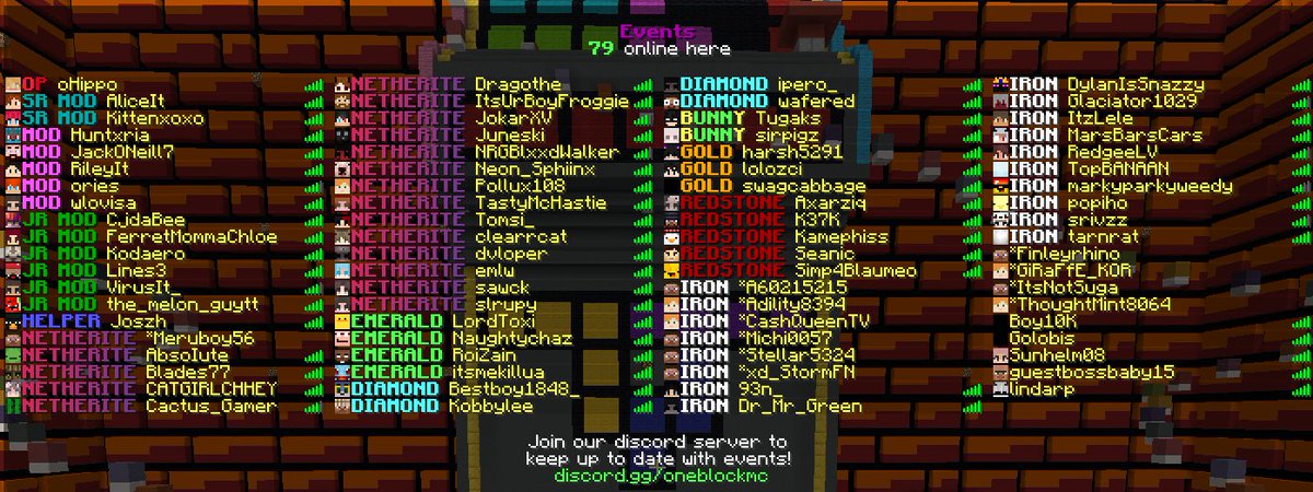 OneBlock MC tweet media