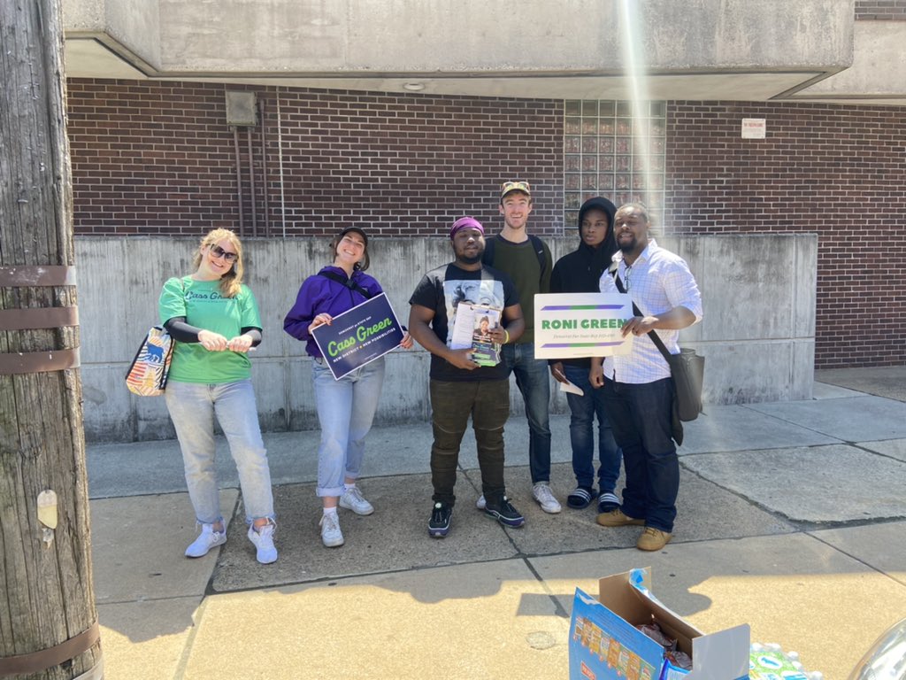 CassGreenForPA's tweet photo. Great day for a #GreenforGreen canvass with the @ronigreenfor190 team! https://t.co/10jfYL3peq