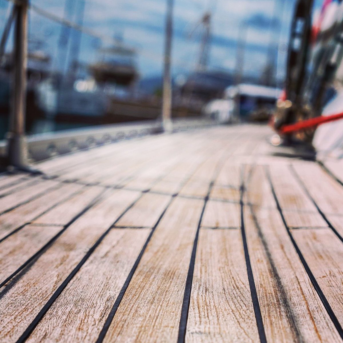 What is the sailing boat without teak deck? #sailing #sailingincroatia #photography