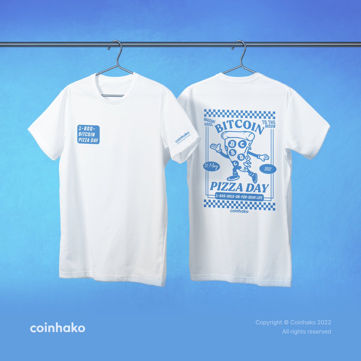 coinhako's tweet photo. 🍕Stand a chance to win #BitcoinPizzaDay merch + a pizza feast for your squad! 

Here’s how you can win:
1️⃣Follow us @coinhako_official on Twitter
2️⃣Like &amp; Retweet 

🗓 Giveaway ends 16 May 2359 (SGT)

👇More in thread https://t.co/RaGymLOYjX