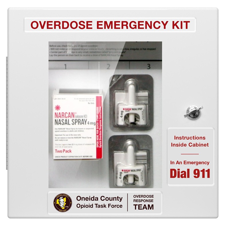 Oneida County New York is installing 100 of these cabinets in public buildings and overdose hot spots.  Is your county being proactive about Public Access Naloxone?   #naloxone #narcan #harmreduction #publichealth