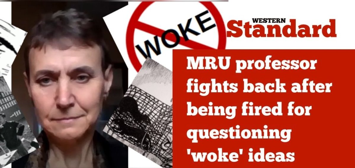 WesternStandard's tweet photo. MRU professor fights back after being fired for questioning ‘woke’ ideas
https://t.co/1yLF9k0ght @MRU #woke #yyc #yyccc #Widdowson https://t.co/NO3X2yusNf