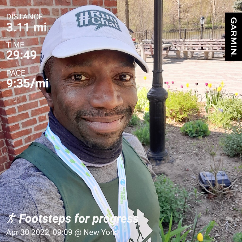 bushwickrunner's tweet photo. #garmin #beatyesterday. That was fun today. A race for a good cause #footstepsforprogress #queensrunners #runnersoftwitter #runchat #runningcommunity #zensahambassador https://t.co/X0moCNQiy6