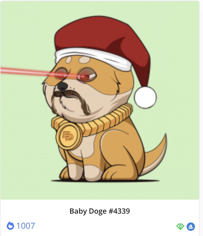 BabyDogeSanta's tweet photo. @DuncanGray @babydoge @BabyDogeNFTs @BabyDogeSanta #BabyDoge #BabyDogeCoin #BabyDogeArmy #BabyDogeSwap #BabyDogeSanta https://t.co/kgUWzq7eQn